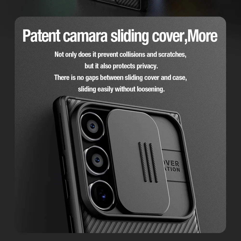 Shockproof Case with Sliding Camera Protection For Galaxy S24 Ultra